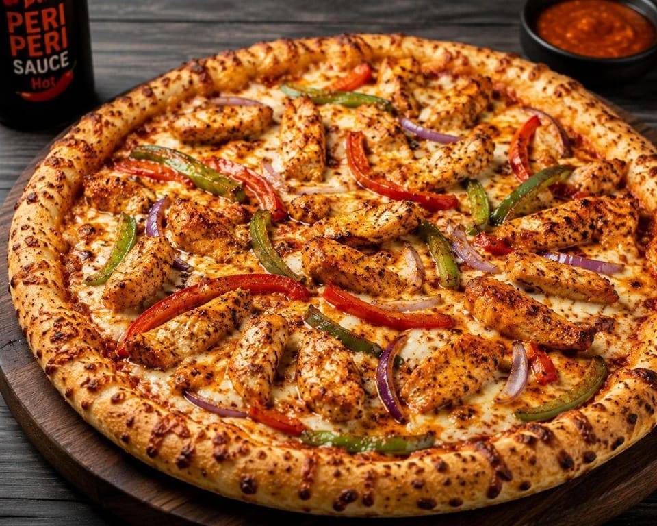 Peri Peri Chicken Pizza (12 Inch) from Crave Continental