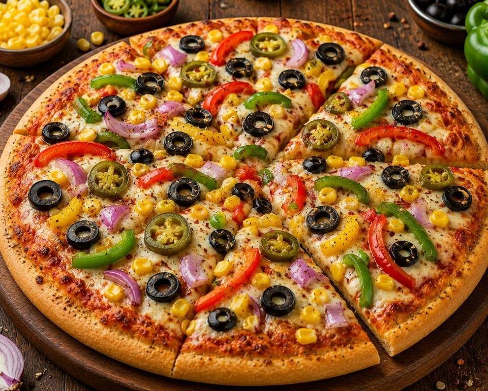 Veg Overload Pizza from Crave Continental